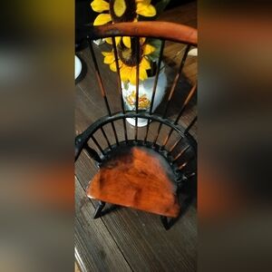 Sold- 15" wood Doll chair